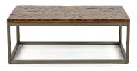 Casual Rustic Honey Brown Coffee Table