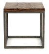 Casual Rustic Honey Brown End Table - Lorenza