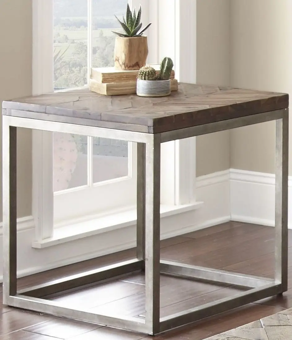 Lorenza Honey Brown End Table-2