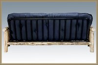 MWFMRV Rustic Natural Clear Lacquered Futon Bed - Montana -6