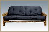 MWGCFMR Rustic Country Brown Futon Bed - Glacier