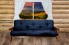 MWHCFMRSL Rustic Dark Brown Futon Bed - Homestead