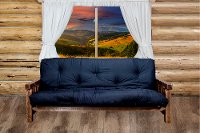 MWHCFMRSL Rustic Dark Brown Futon Bed - Homestead