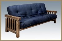 MWHCFMRSL Rustic Dark Brown Futon Bed - Homestead-4