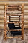 MWGCTWFMR Rustic Country Brown Twin Bunk over Full Futon Bed - Glacier