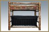 MWGCTWFMR Rustic Country Brown Twin Bunk over Full Futon Bed - Glacier-3