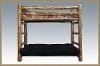 MWGCTWFMR Rustic Country Brown Twin Bunk over Full Futon Bed - Glacier-4