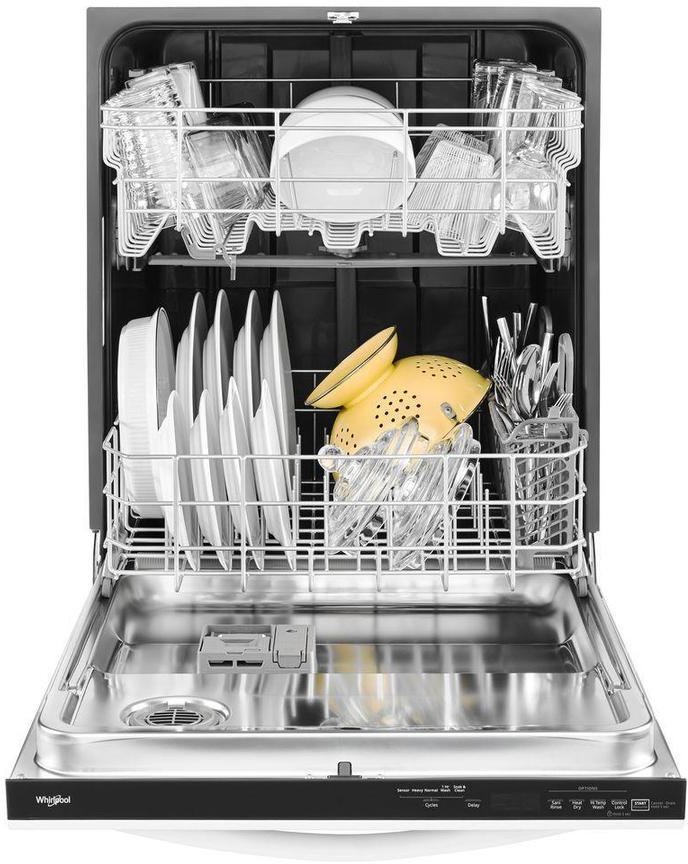 WDT730PAHV Whirlpool Dishwasher with 1 Hour Cycle - Black Stainless Steel-5