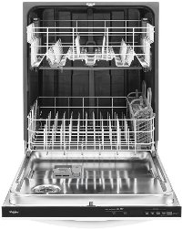 WDT730PAHV Whirlpool Dishwasher with 1 Hour Cycle - Black Stainless Steel-6