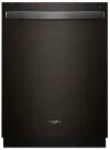 WDT730PAHV Whirlpool Top Control Dishwasher - Black Stainless Steel