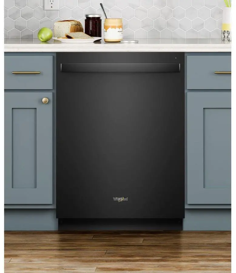 WDT730PAHV Whirlpool Top Control Dishwasher - Black Stainless Steel-2