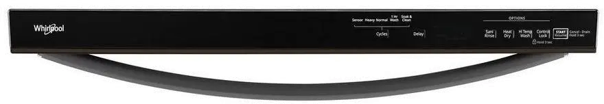 WDT730PAHV Whirlpool Top Control Dishwasher - Black Stainless Steel-3