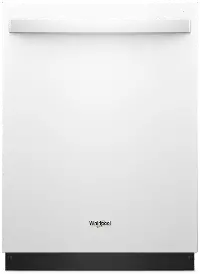 WDT730PAHW Whirlpool Top Control Dishwasher - White