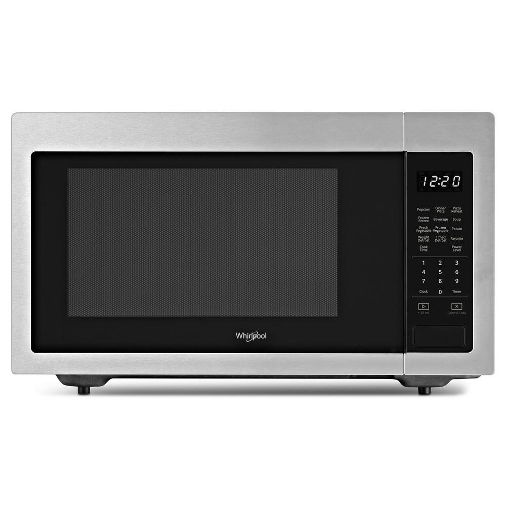 WMC30516HZ Whirlpool Countertop Microwave - 1.6 cu. ft. Fingerprint Resistant Stainless Steel-1