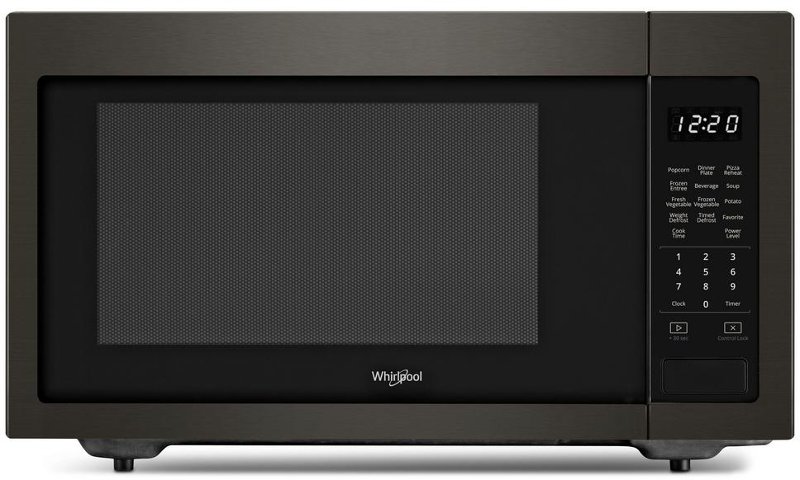 Whirlpool Countertop Microwave 1 6 Cu Ft Black Stainless Steel