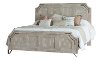 Pearl White Rustic Contemporary Queen Bed - Camelia-2