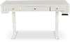 White Sit or Stand Office Desk - Powered