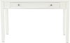 Contemporary White 47 Inch Writing Desk