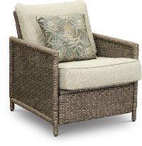 17A0365T/LOUNGEROCKR Wicker Outdoor Rocking Patio Chair - Shadbrook