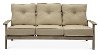 Tan Outdoor Patio Sofa - Plank