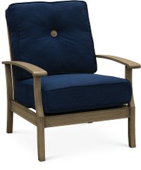 Navy Outdoor Patio Chair - Plank