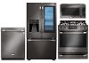 PACKAGE LG STUDIO 4 Piece Kitchen Appliance Package with Gas Range - Black Stainless Steel