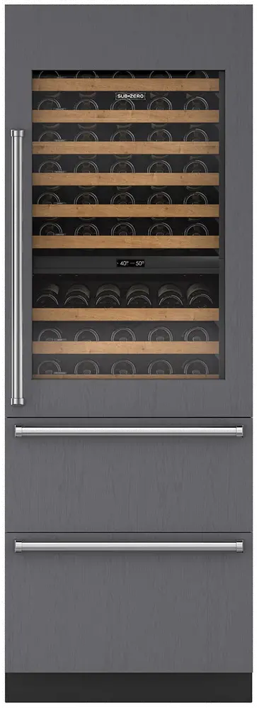 IW-30R-RH Sub-Zero 30 Inch Wine Storage, 86 Bottle Capacity - Panel Ready, Right Hinge-1