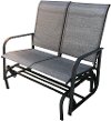 2 Seat Gray Outdoor Patio Glider