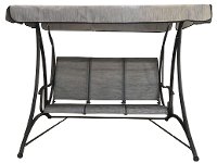 3 Seat Gray Outdoor Patio Swing