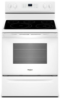 WFE550S0HW Whirlpool 5.3 cu. ft. Freestanding Electric Range with Fan Convection Cooking - White