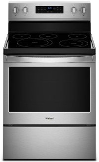 WFE550S0HZ Whirlpool 5.3 cu. ft. Freestanding Electric Range with Fan Convection Cooking - Stainless Steel