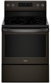 WFE550S0HV Whirlpool 5.3 cu. ft. Freestanding Electric Range with Fan Convection Cooking - Black Stainless Steel Fingerprint Resistance