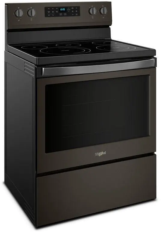 WFE550S0HV Whirlpool 5.3 cu. ft. Freestanding Electric Range with Fan Convection Cooking - Black Stainless Steel Fingerprint Resistance-5