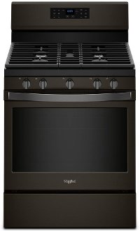 WFG550S0HV Whirlpool 5 cu. ft. Gas Range with Fan Convection Cooking - Fingerprint Resistant Black Stainless Steel