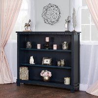 829-DN Distressed Navy Hutch - Santa Fe