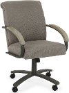 METALCRAFT/CASTERCHR Clearance Gray Caster Dining Chair - Metalcraft