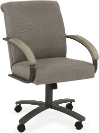 METALCRAFT/CASTERCHR Gray Caster Dining Chair - Metalcraft