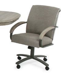 METALCRAFT/CASTERCHR Gray Caster Dining Chair - Metalcraft-3