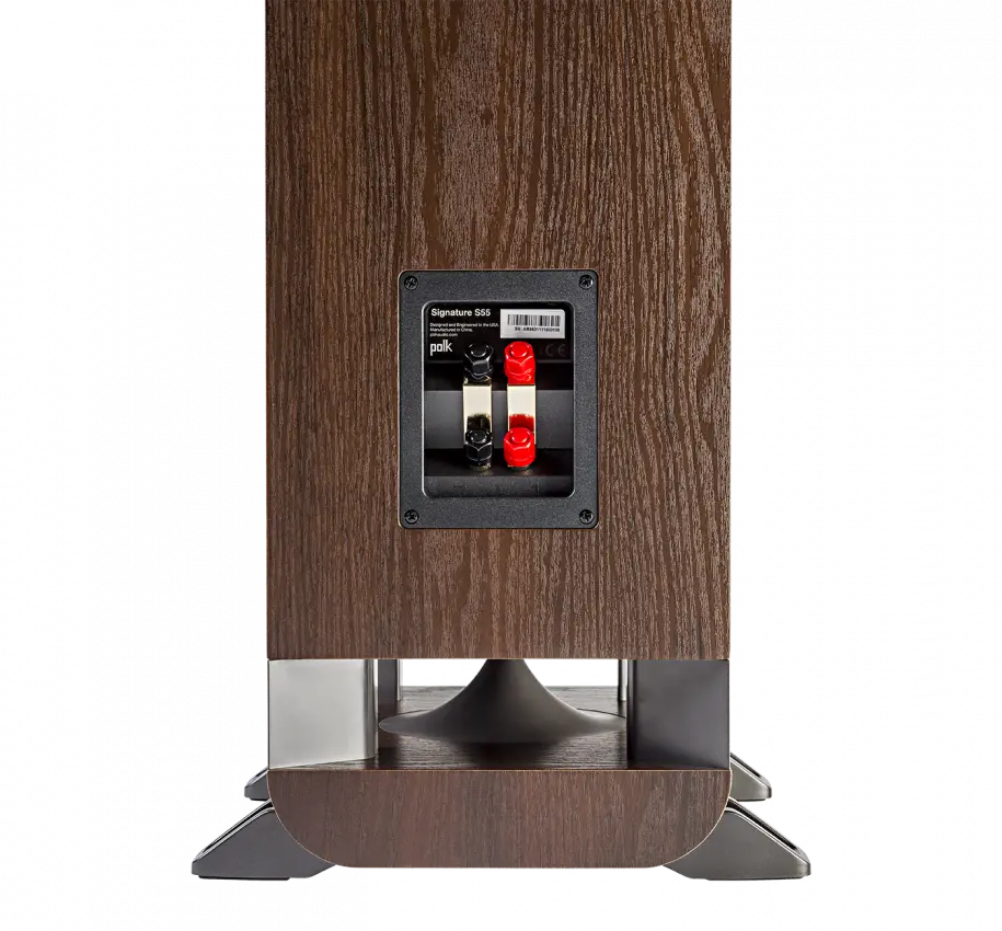 SIGN-S55,TWR,BRN,EA Polk S55 Home Theater Brown Medium Tower Speaker-2