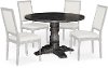 Dove Gray Round Dining Table - Muses