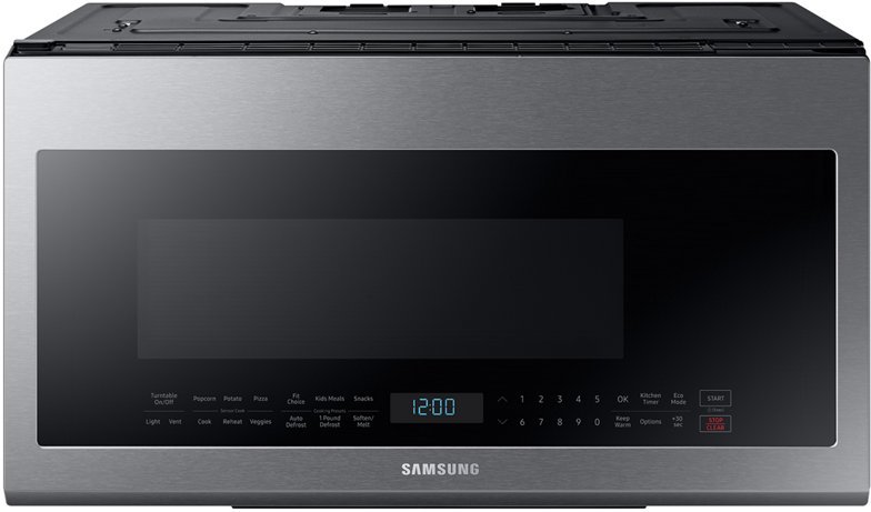 ME21M706BAS Samsung Over the Range Microwave - 2.1 cu. ft. Fingerprint Resistant Stainless Steel-1