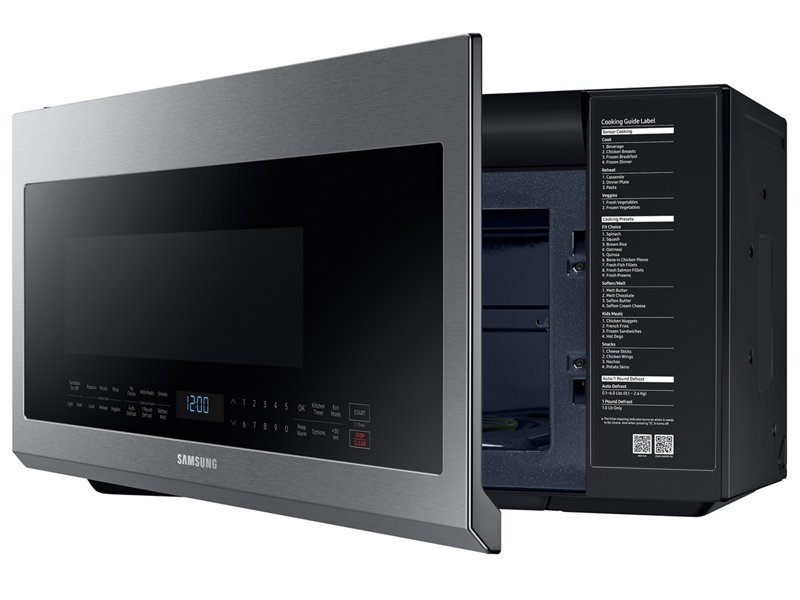 ME21M706BAS Samsung Over the Range Microwave - 2.1 cu. ft. Fingerprint Resistant Stainless Steel-3
