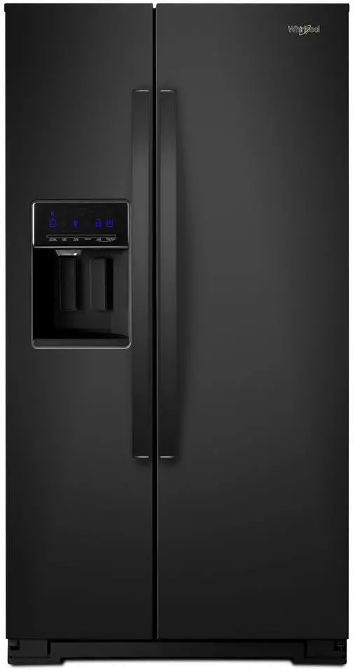 WRS588FIHB Whirlpool 28.5 cu ft Side by Side Refrigerator - Black-1