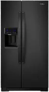 WRS588FIHB Whirlpool 28.5 cu ft Side by Side Refrigerator - Black