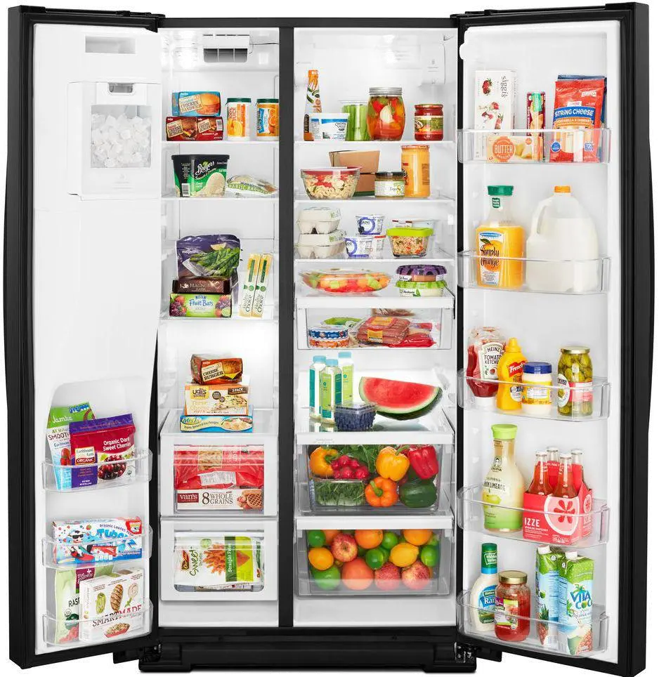 WRS588FIHB Whirlpool 28.5 cu ft Side by Side Refrigerator - Black-4