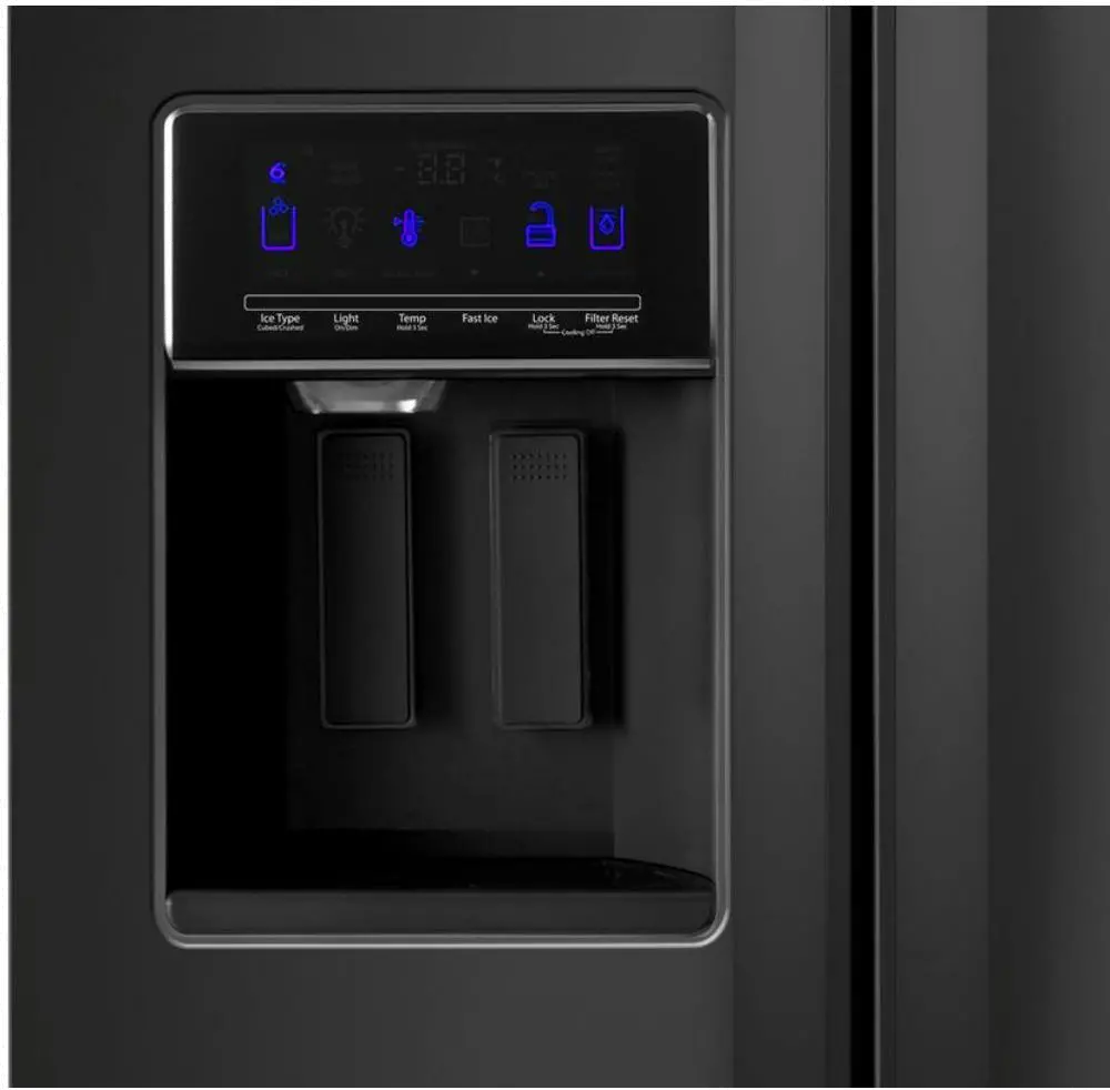 WRS588FIHB Whirlpool 28.5 cu ft Side by Side Refrigerator - Black-5