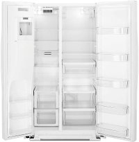 WRS588FIHW Whirlpool 36 Inch Side by Side Refrigerator - 28.5 cu. ft., White-2