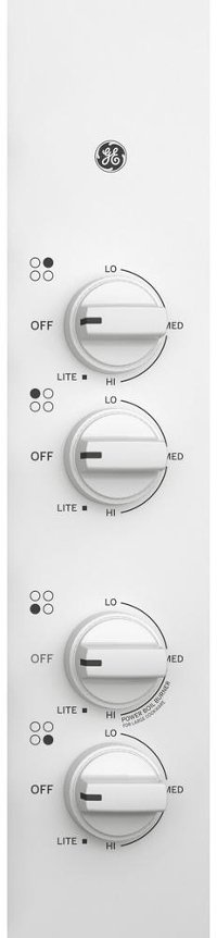 JGP3030DLWW GE 30 Inch Gas Cooktop - White-2