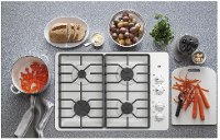 JGP3030DLWW GE 30 Inch Gas Cooktop - White-3