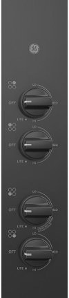 JGP3030DLBB GE 30 Inch Gas Cooktop - Black-3